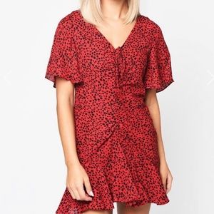 BB Dakota Animal Print Dress